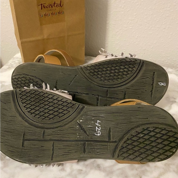 OTBT Strap Around Sandal • Cork and Leather •Tan - Picture 4 of 6